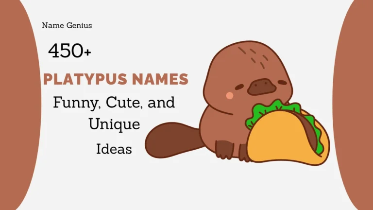 Platypus names