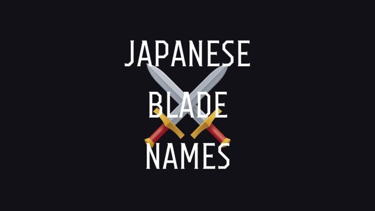 100+ Japanese Blade Names | Katana, Tanto & More
