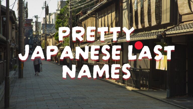 pretty Japanese Last Names