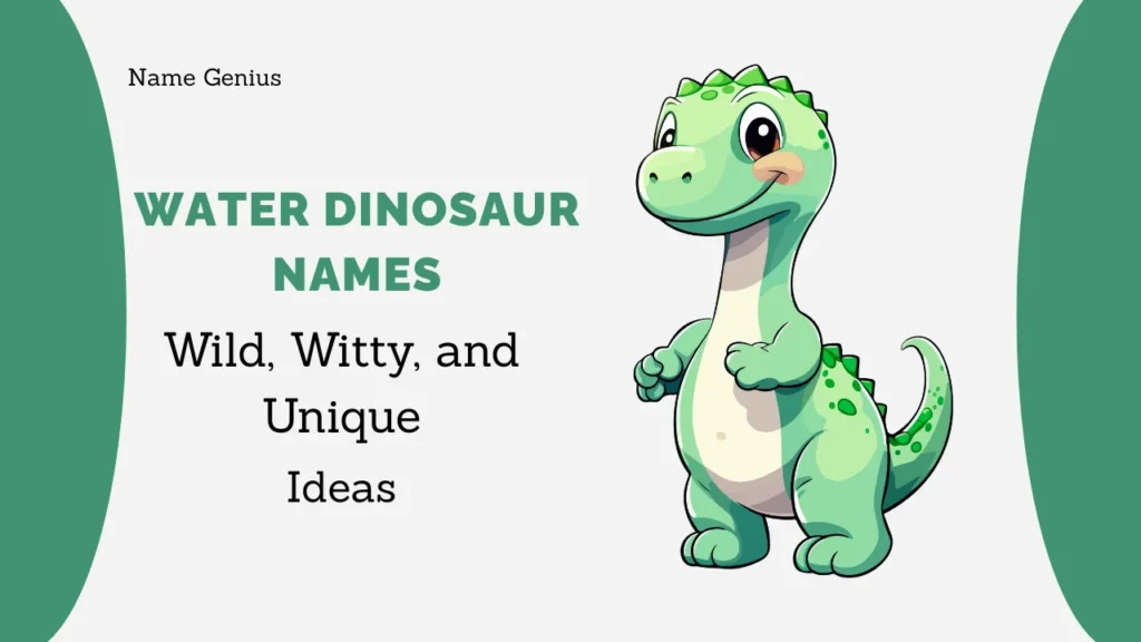 Water Dinosaur Names
