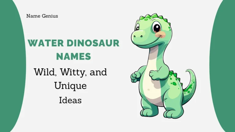 Water Dinosaur Names
