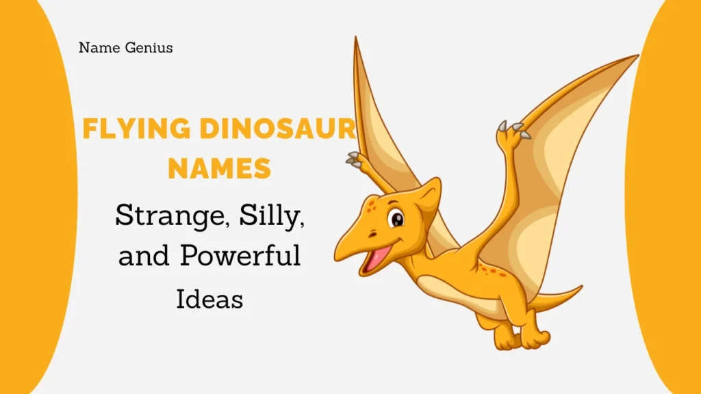 Flying Dinosaur Names