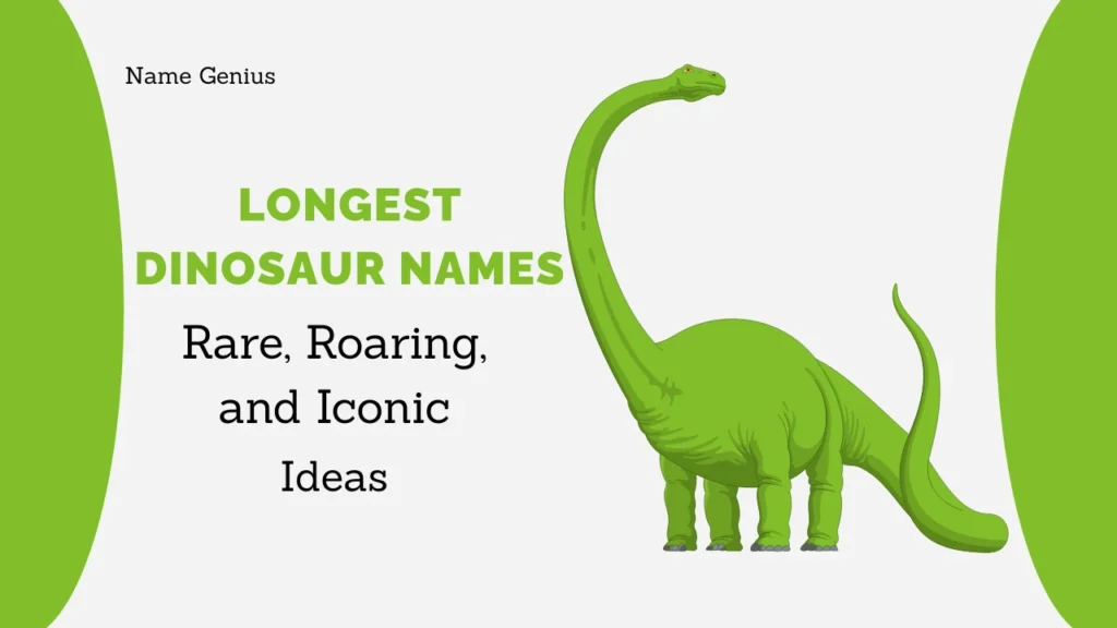 Longest Dinosaur Names