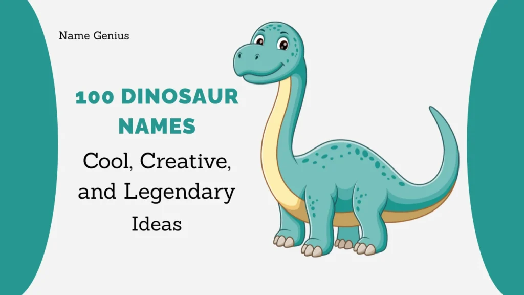 100 Dinosaur Names