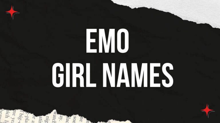 165+ Emo Girl Names – Unique, Dark, Cool & Beautiful Picks