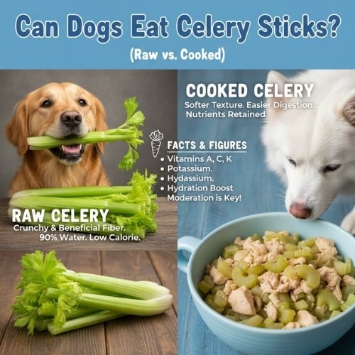 Can Dogs Eat Celery Sticks? (Raw vs Cooked)