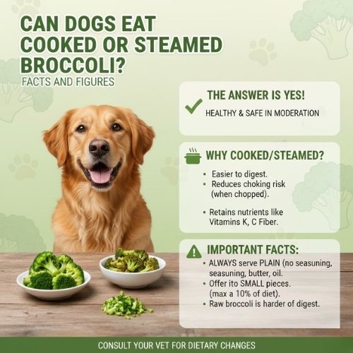 Can Dogs Eat Cooked or Steamed Broccoli?